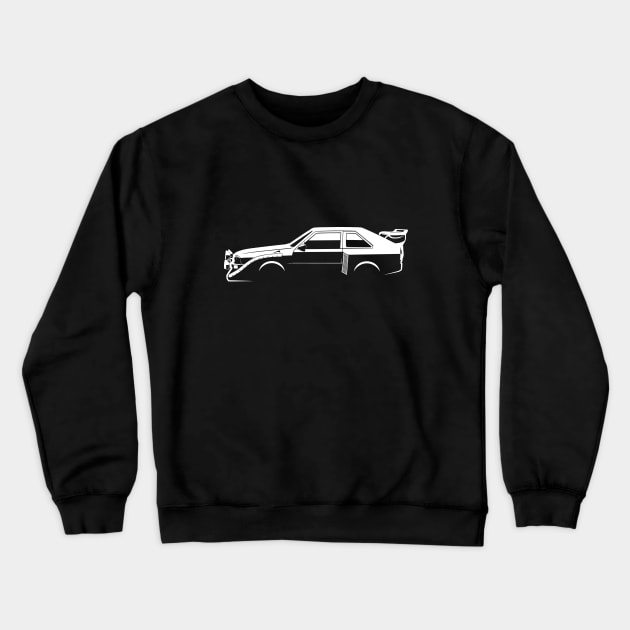 audi quattro rally Crewneck Sweatshirt by fourdsign